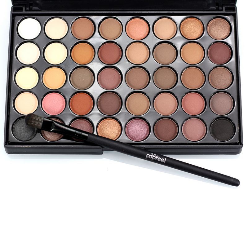 40 Colors Eyeshadow Palette Matte Mineral Pigmented High Tex-图0