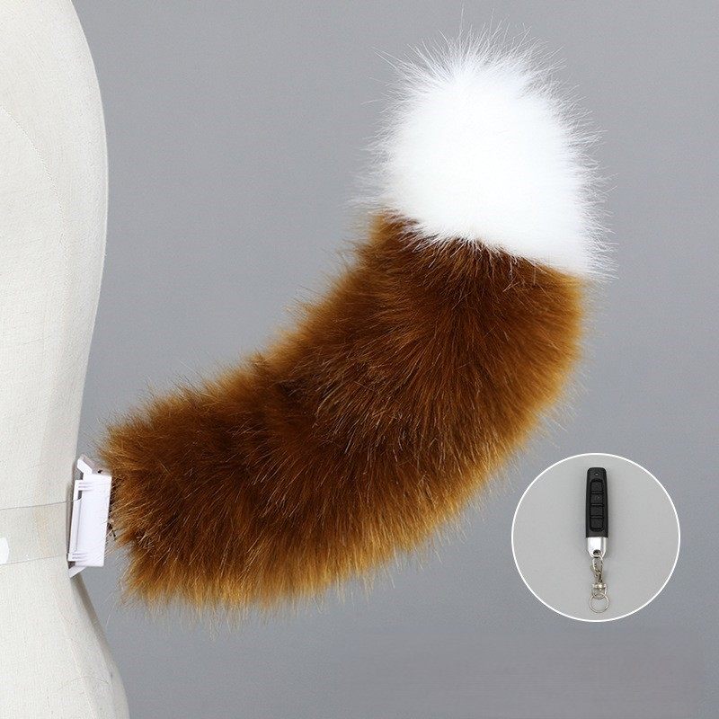 furry福瑞fursuit兽装可电动仿生狐犬狼兽尾巴半装毛机械摇动可调,淘宝优惠券,粉丝福利购,淘宝优惠卷