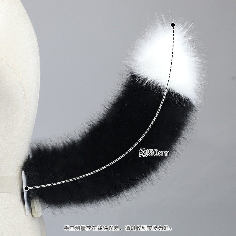 furry福瑞fursuit兽装可电动仿生狐犬狼兽尾巴半装毛机械摇动可调,淘宝优惠券,粉丝福利购,淘宝优惠卷