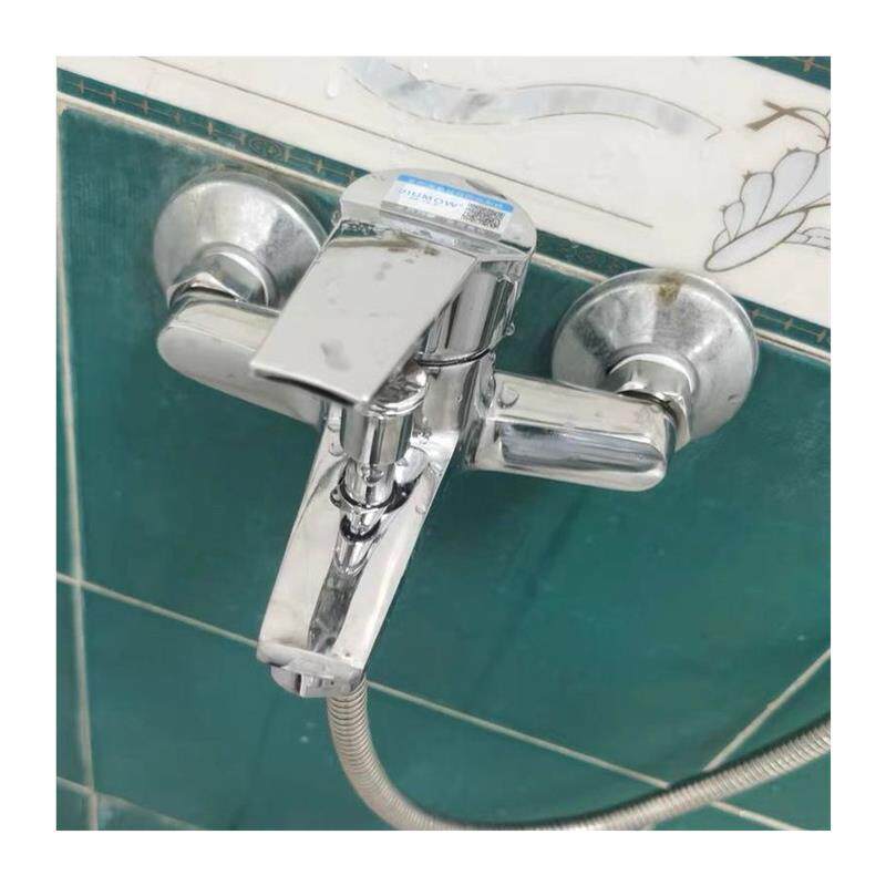 全铜花洒淋浴混水阀套装浴室三联浴缸热水器卫生间冷热洗澡水龙头 - 图3