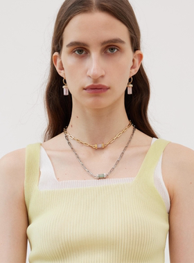 3forevigt天然石色彩项链