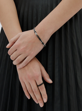 3forevigt手链简约黑色