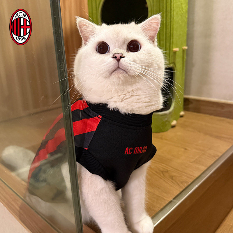 AC米兰萌宠宠物服球迷用品米兰周边宠物T恤猫狗服饰T恤衫,淘宝优惠券,粉丝福利购,淘宝优惠卷