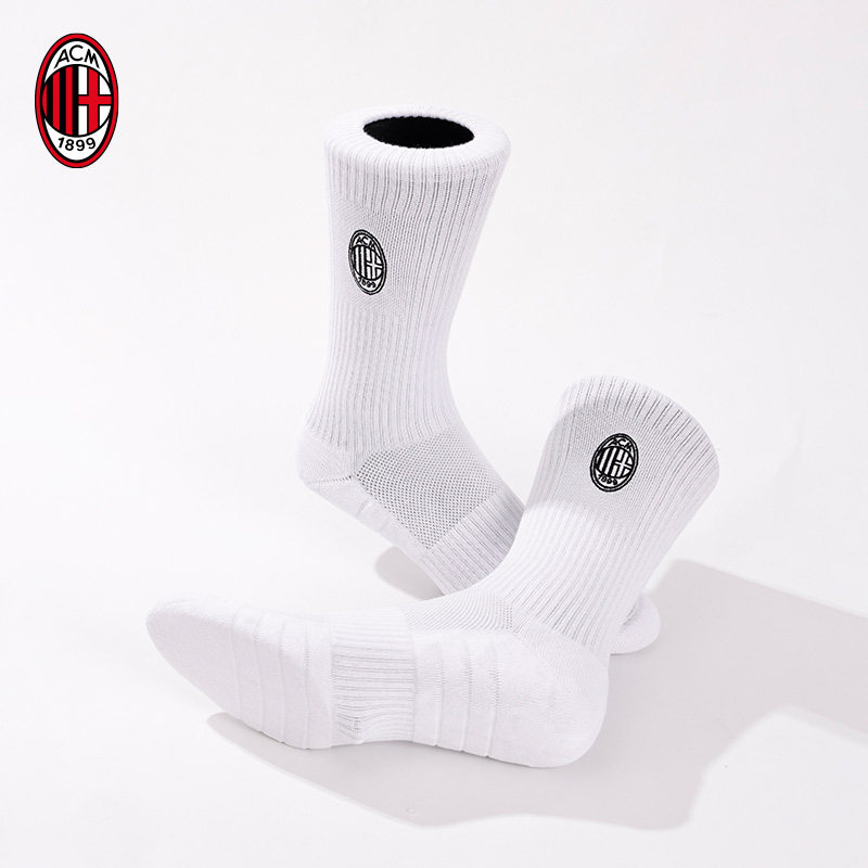 AC米兰运动中筒袜米兰袜子队徽款运动休闲中筒袜球迷用品周边袜子,淘宝优惠券,粉丝福利购,淘宝优惠卷