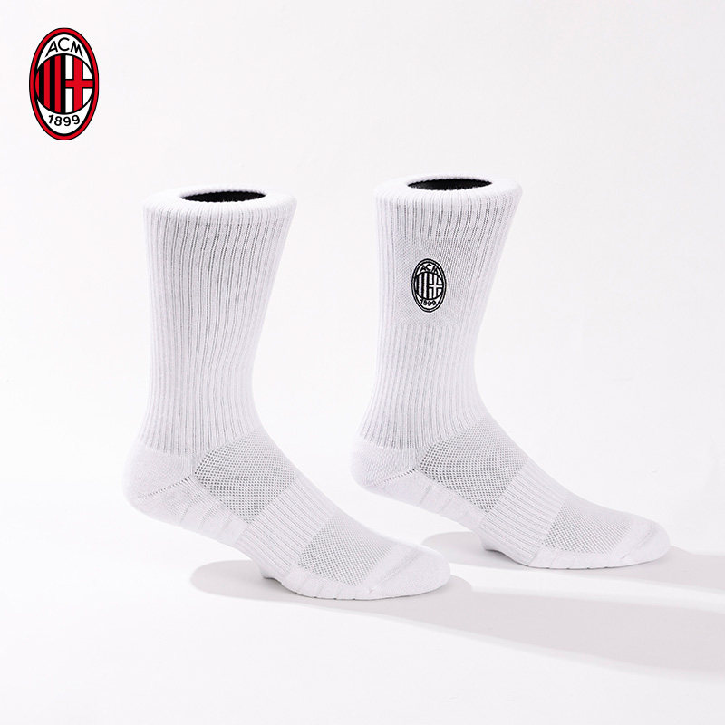 AC米兰运动中筒袜米兰袜子队徽款运动休闲中筒袜球迷用品周边袜子,淘宝优惠券,粉丝福利购,淘宝优惠卷