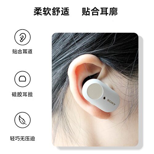 适用索尼wf1000xm3鲨鱼鳍运动防掉入耳耳塞套WI-1000XM2硅胶耳套 - 图1