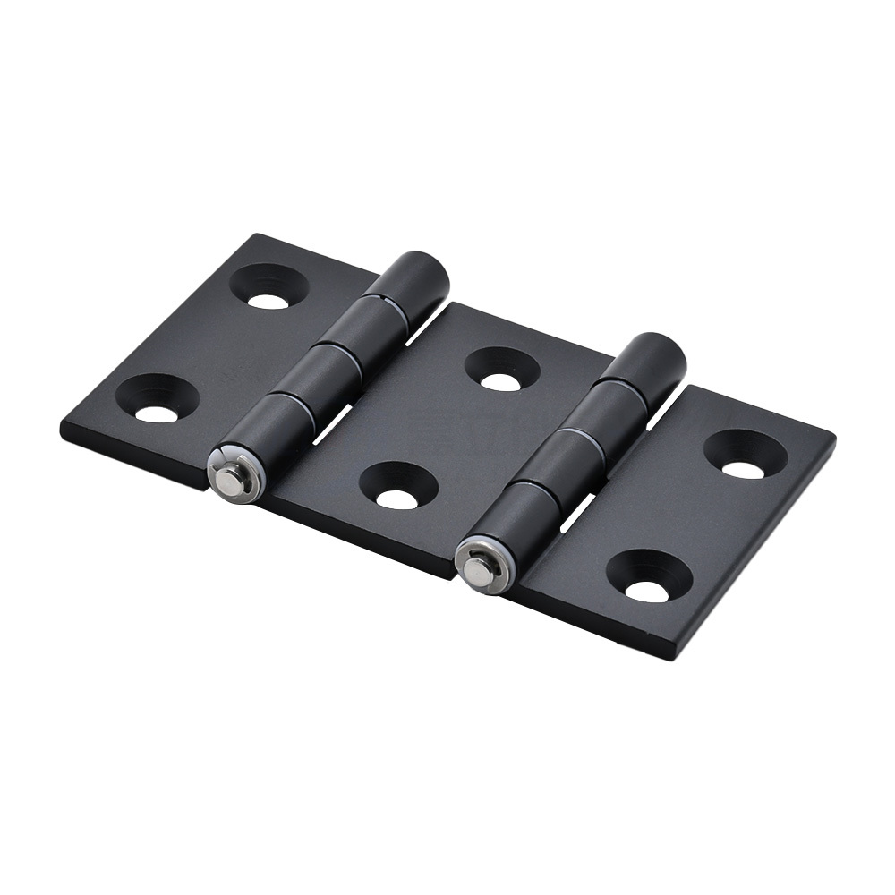 AKQ01-G-Z-LR-7947/9047/10463/10463A 铝合金双轴合页 柜门折页 - 图0