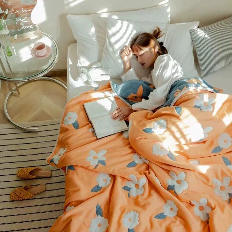 十层纱布毛巾被纯棉成人毯子被子夏季薄款儿童婴儿盖毯棉纱夏凉被