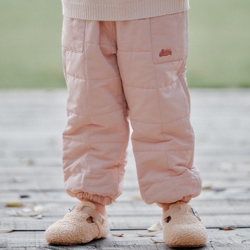 【新品】Oak Family儿童方格棉裤宝宝秋冬夹棉保暖束口休闲卫裤,淘宝优惠券,粉丝福利购,淘宝优惠卷