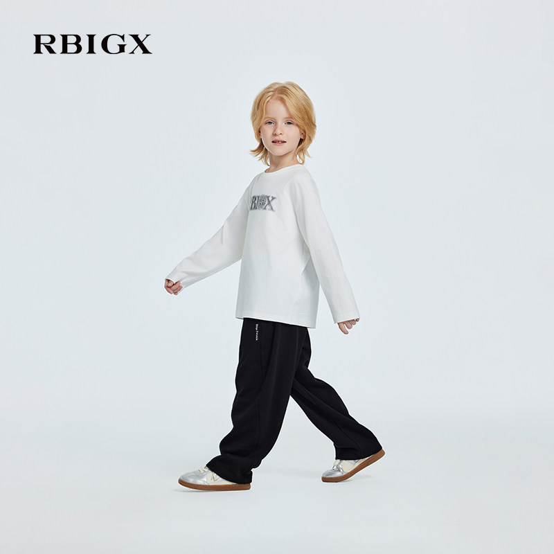 RBIGX瑞比克童装2026春季新款香蕉裤型宽松高腰长裤运动裤,淘宝优惠券,粉丝福利购,淘宝优惠卷