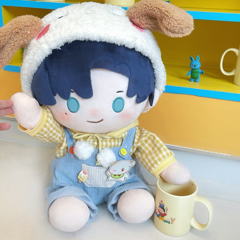 【现货】元气萌想萌宠背带裤40cm娃衣无属性棉花娃娃衣服 - 图3