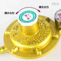 Pressure Reducing Gas Domestic Gas Tank Bottle Double Mouth Bifurcated Valve Head Safety Gas Cooker Accessories Gas Valves