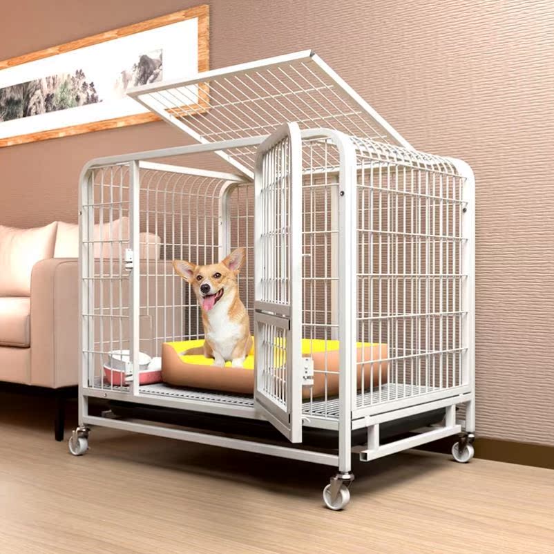 大型犬专用狗笼中型犬小型犬狗笼萨摩金毛哈士奇边牧室内狗笼结实 宠物用品批发零售 撸宠