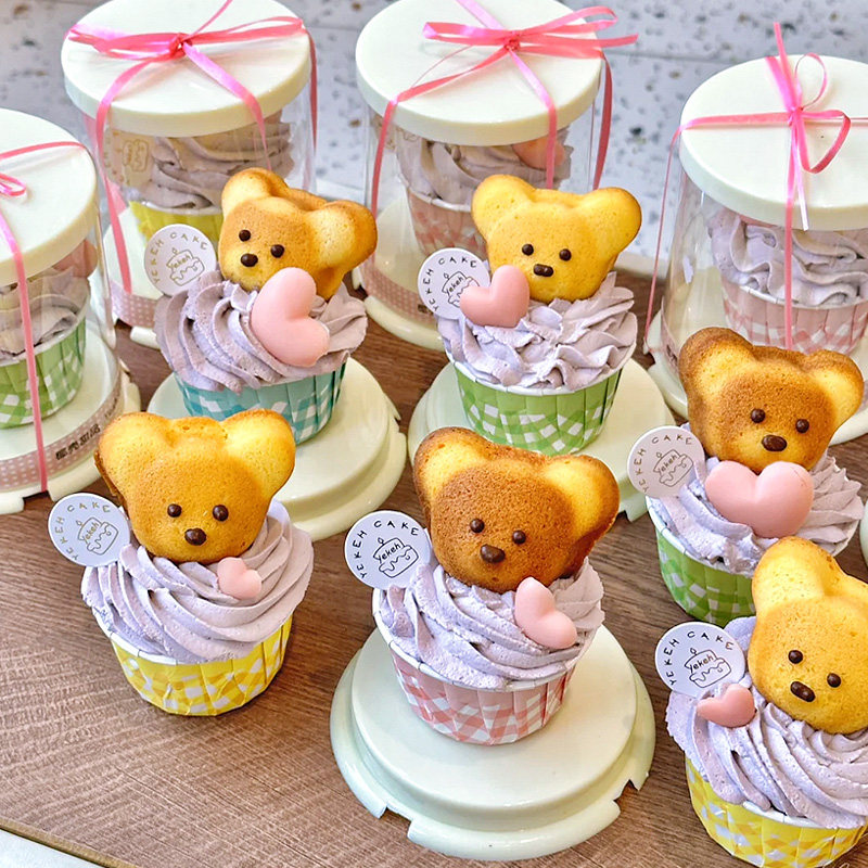 情人节小熊玛德琳蛋糕装饰成品面包ins网红休闲零食甜品烘焙摆件,淘宝优惠券,粉丝福利购,淘宝优惠卷