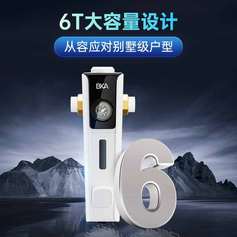 bka家用反冲洗全铜全屋净水器 BKA净水器