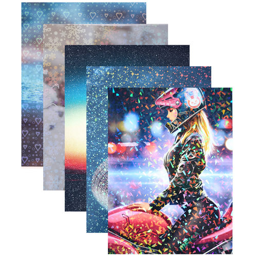 冷裱膜镭射A4自粘吧唧保护膜照片覆膜纸防水手工树叶标本塑封膜 - 图3