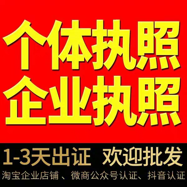 公司注册办理电商营业执照个体注销变更商标账代会计注销公司-图1