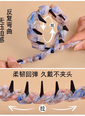 眼镜高颅顶发箍2025新款蓬松头箍