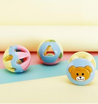 Baby toy hands catch ball toy ball baby 0-12 months Puzzle Rocking Bell Small Bear Five Colorful Bell Polo Hole-hole Ball
