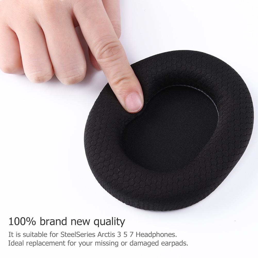 1 Pair Replacement Fabric Earpads Cushions Foam Ear Pads Ear - 图1