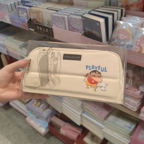 新品DIY大力水手 kokuyo国誉笔袋手提式收纳袋大容量铅笔盒文具袋 - 图3