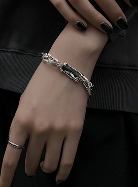 奇志爷爷男女钛钢ins手链