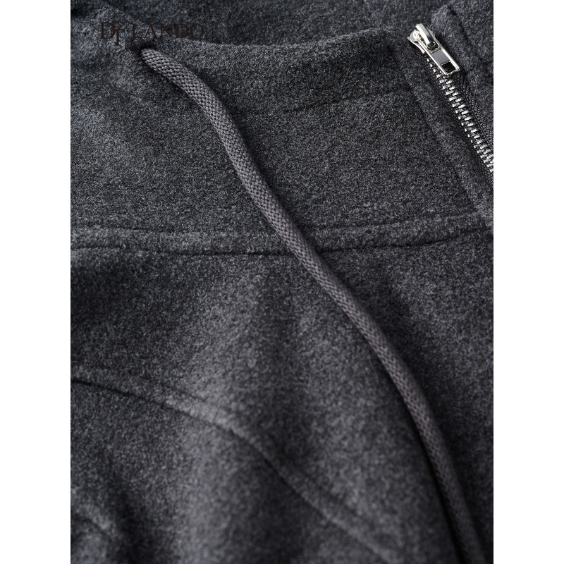 DTLANDO/商场同款25冬新品女装优雅宽松连帽品质绵短款夹克外套,淘宝优惠券,粉丝福利购,淘宝优惠卷