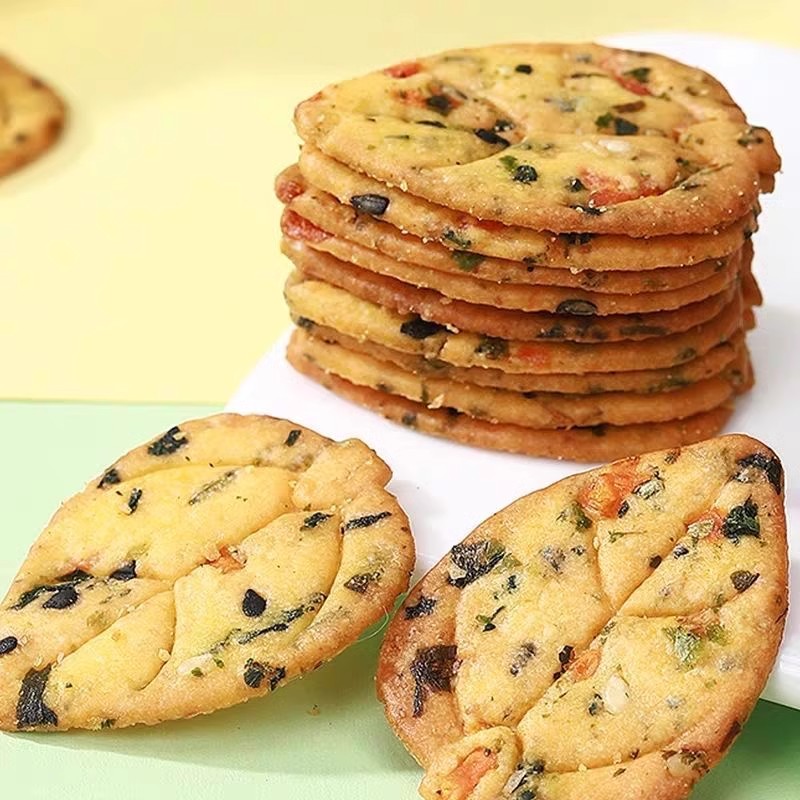 九蔬小饼蔬菜薄脆饼干网红小饼干特价办公室休闲零食曲奇代餐食品 - 图1