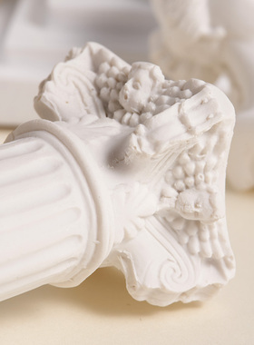 石膏像拍照摆件罗马柱树脂