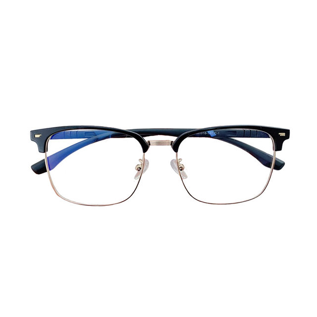 Ai Mo eyebrows line half frame myopia frame blue light glasses for men and women
