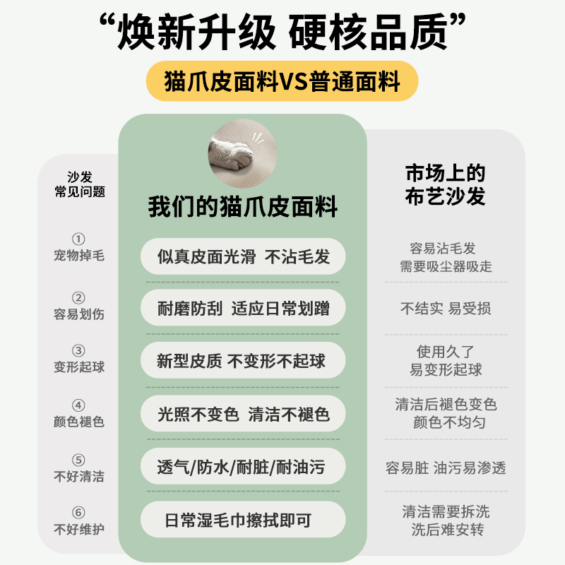 小户型布艺沙发客厅2024新款出租屋折叠两用沙发床公寓单人小沙发-图0