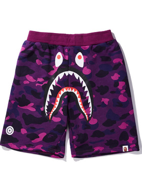 数码印花男女运动短裤