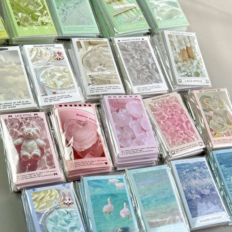 清甜风封口贴高颜值可爱手账贴长条贴纸素材贴学生卡通清仓处理,淘宝优惠券,粉丝福利购,淘宝优惠卷