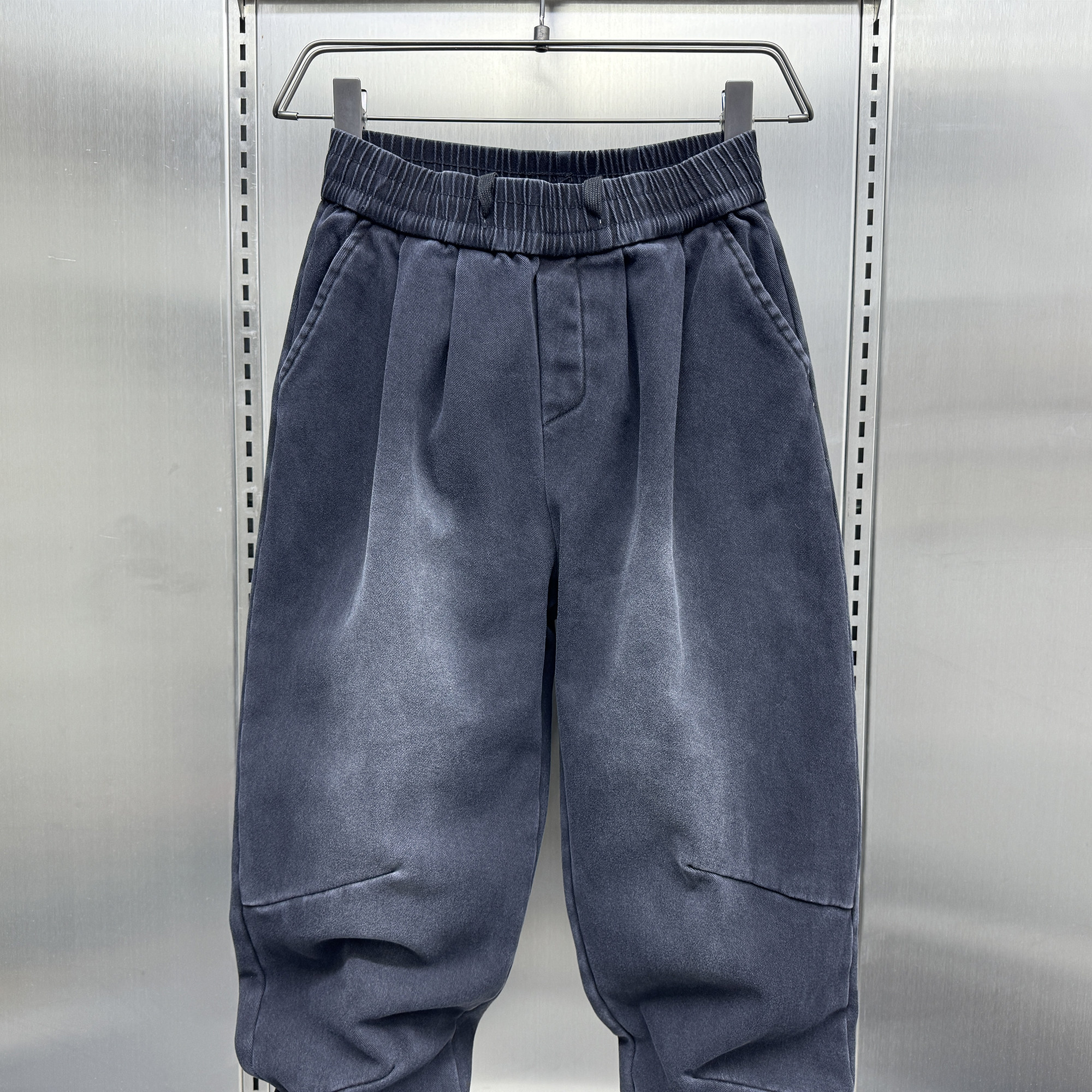 男士加绒牛仔裤冬季潮牌宽松时尚哈伦裤韩版美式痞帅加厚束脚裤,淘宝优惠券,粉丝福利购,淘宝优惠卷