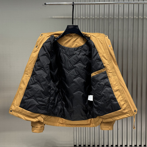 潮流韩版二棉立领夹克外套男2025冬季新款高级感设计帅气百搭棉服 - 图2