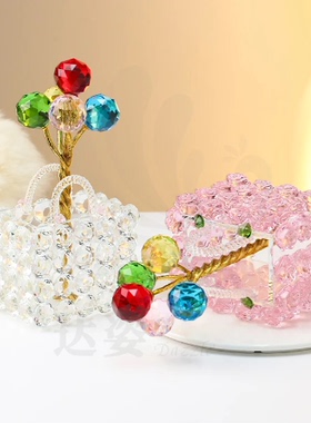 水晶包包气球摆件家居酒柜影视柜儿童房装饰品