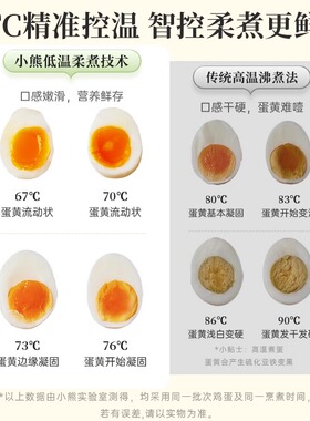 小熊2026款自动煮蛋器温泉蛋神器