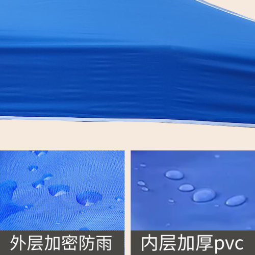 户外加厚四角四脚伞帐篷布3X3雨棚遮阳棚摆摊地摊篷防雨顶布伞布 - 图2