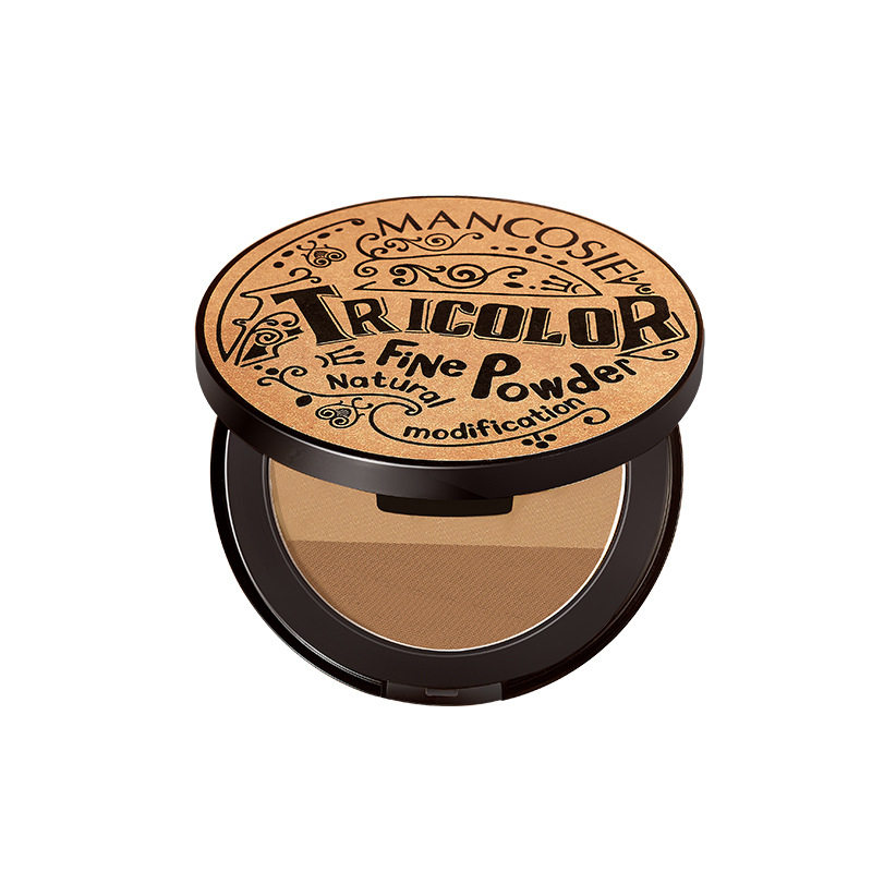 三色修容盘高光阴影遮瑕女眼影粉饼 APFG阴影