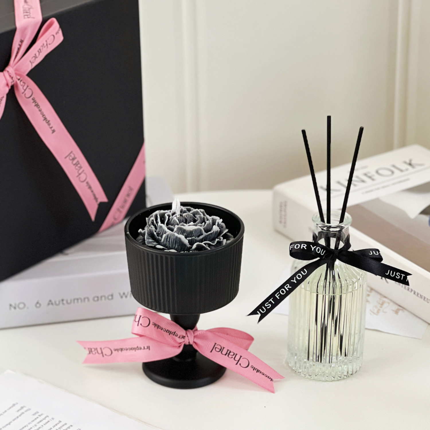 茉莉山茶花香薰蜡烛礼盒家用卧室内生日伴手礼物送女生朋友闺蜜,淘宝优惠券,粉丝福利购,淘宝优惠卷