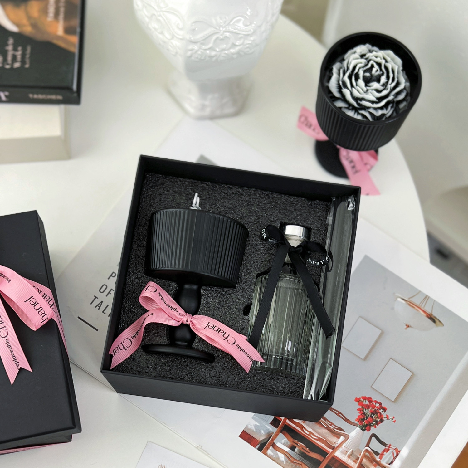 茉莉山茶花香薰蜡烛礼盒家用卧室内生日伴手礼物送女生朋友闺蜜,淘宝优惠券,粉丝福利购,淘宝优惠卷