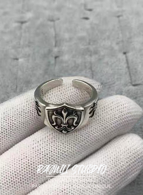 BAMILI做旧嘻哈轻奢精致男款戒指