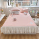 Latex mat three-piece summer lace bed skirt