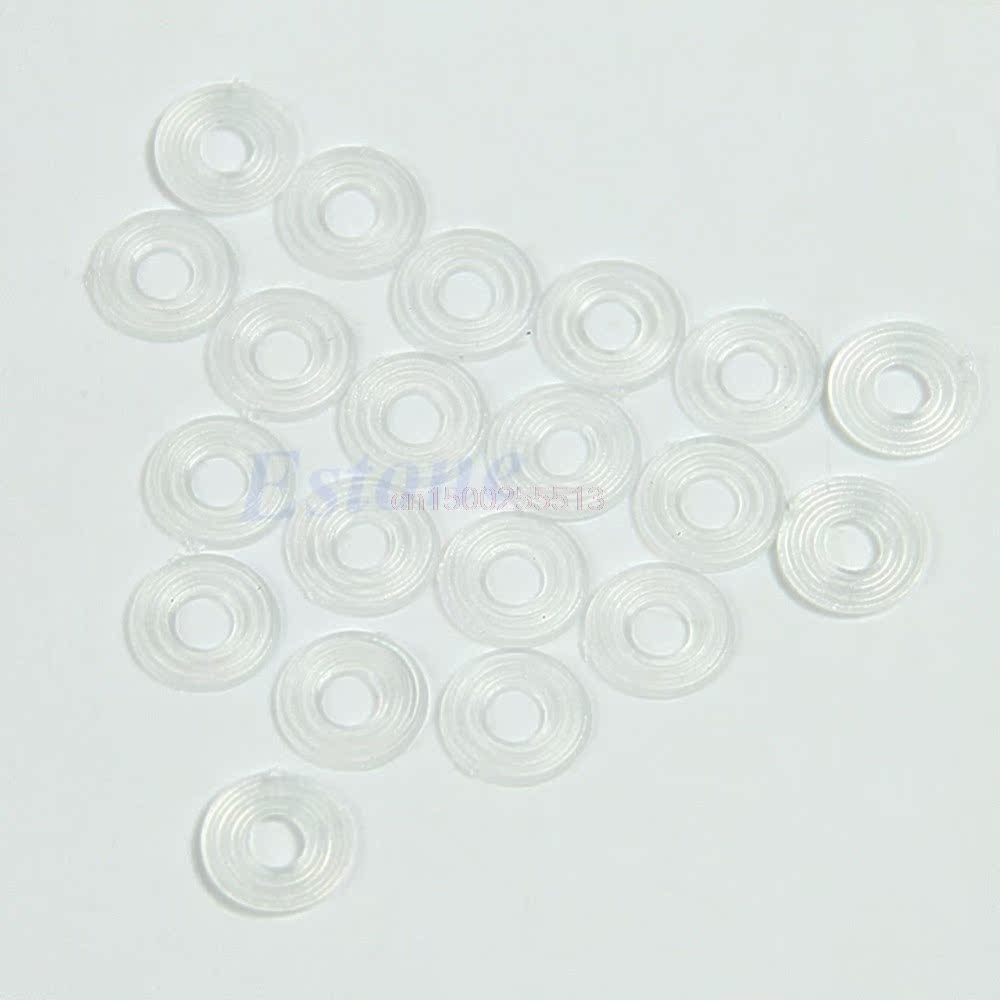 100Pcs M4 Flat Plastic Nylon Spacer Flat Washers Insulation-图2