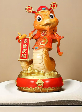 猪八戒黄铜祝福新中式客厅