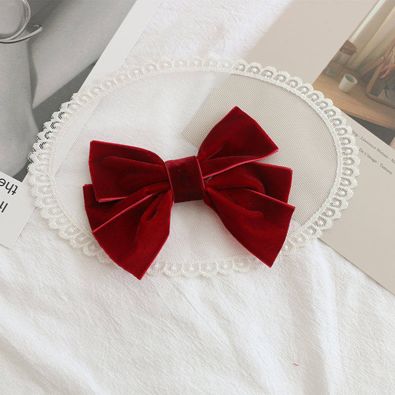 酒红色丝绒蝴蝶结胸针飘带领结小号服饰配件衬衣领花衣服装饰别针,淘宝优惠券,粉丝福利购,淘宝优惠卷