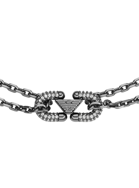 [新款]阿玛尼男士项链潮流时尚嘻哈个性朋克男潮牌饰品送男友礼物