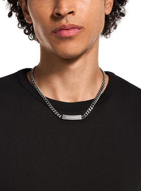 新品曾舜晞同款阿玛尼男士项链时尚潮流嘻哈古巴项链送男友礼物