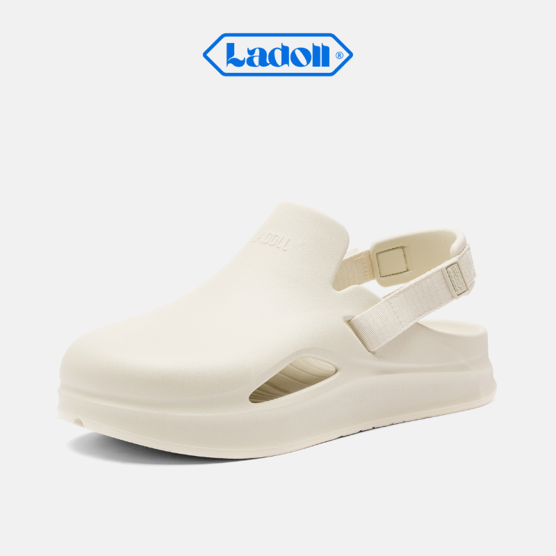 LaDoll辣豆勃肯洞洞鞋百搭旅行防水雨鞋靴厚底户外穆勒半拖休闲鞋,淘宝优惠券,粉丝福利购,淘宝优惠卷