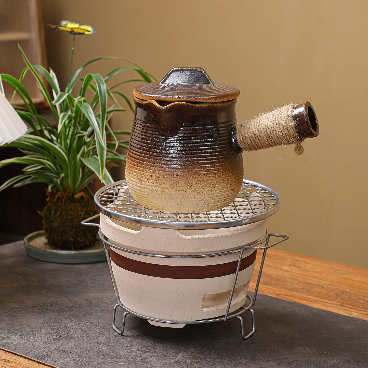 户外围炉煮茶套装烤火炉罐罐壶花瓣杯家用烤奶炭火炉子茶壶,淘宝优惠券,粉丝福利购,淘宝优惠卷